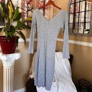Grey Knit Dress